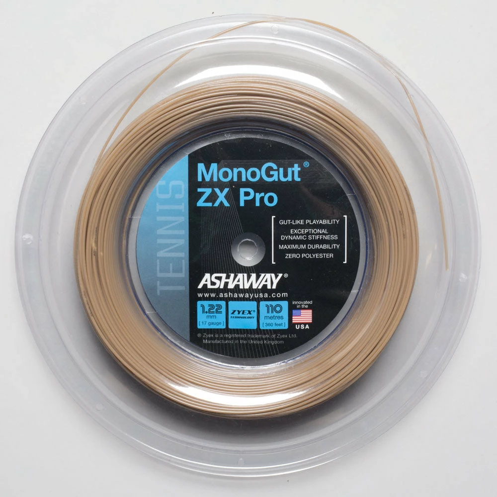 Ashaway Monogut ZX Pro 17 360' Reel Tennis Accessories 5 Ashaway Monogut ZX Pro 17 360' Reel Tennis Accessories
