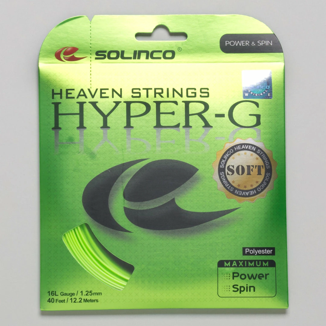 Tennis Accessories Solinco Hyper-G Soft 16L 1.25 3 Tennis Accessories Solinco Hyper-G Soft 16L 1.25