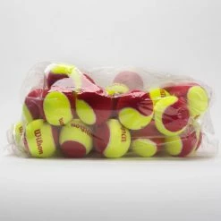 Tennis Accessories Wilson Starter Red Tennis Ball Bag Of 36 Balls