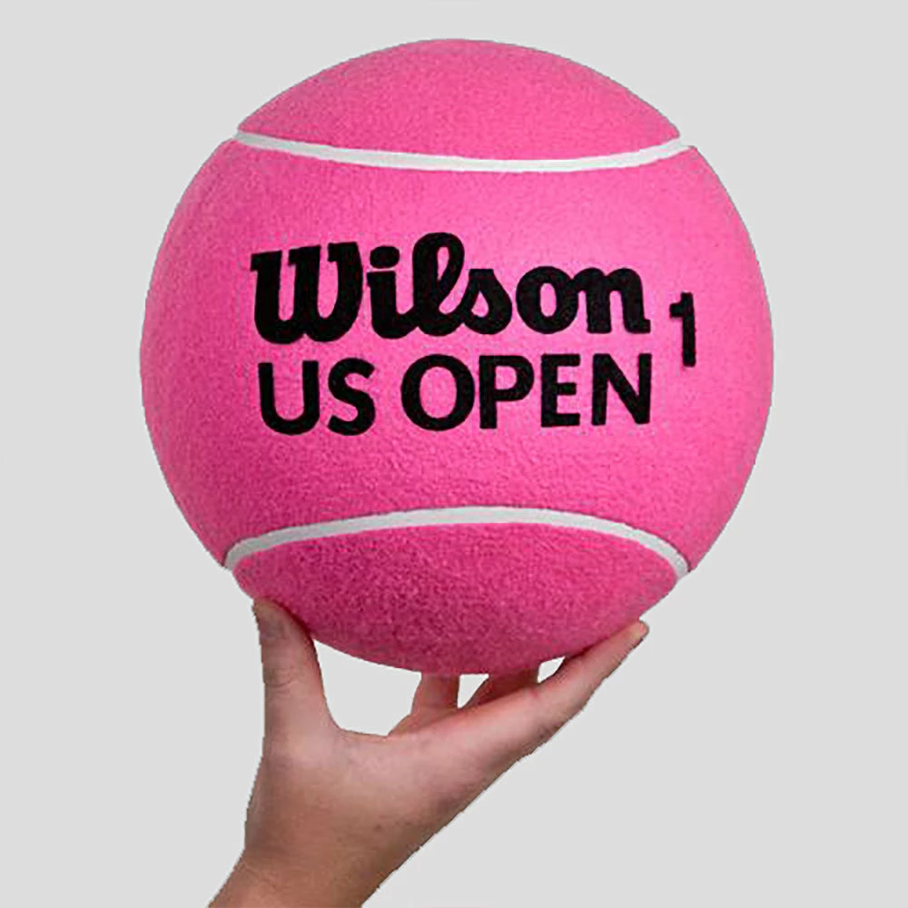 Wilson 10" US Open Jumbo Tennis Ball Pink 3 Wilson 10" US Open Jumbo Tennis Ball Pink