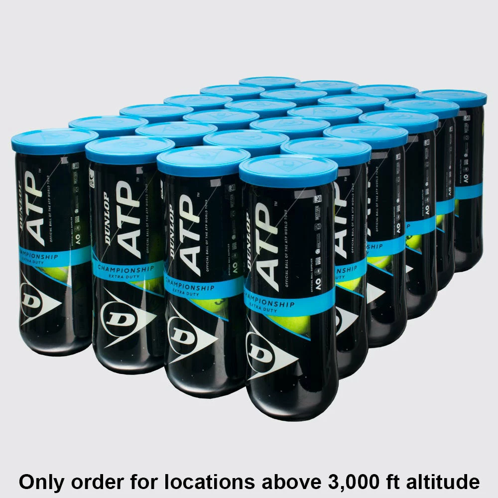 Dunlop ATP Championship High Altitude Extra Duty 24 Cans 3 Dunlop ATP Championship High Altitude Extra Duty 24 Cans