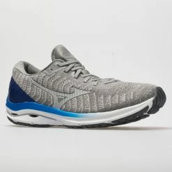 Mizuno Wave Rider 24 Waveknit Men's Frost Gray/White