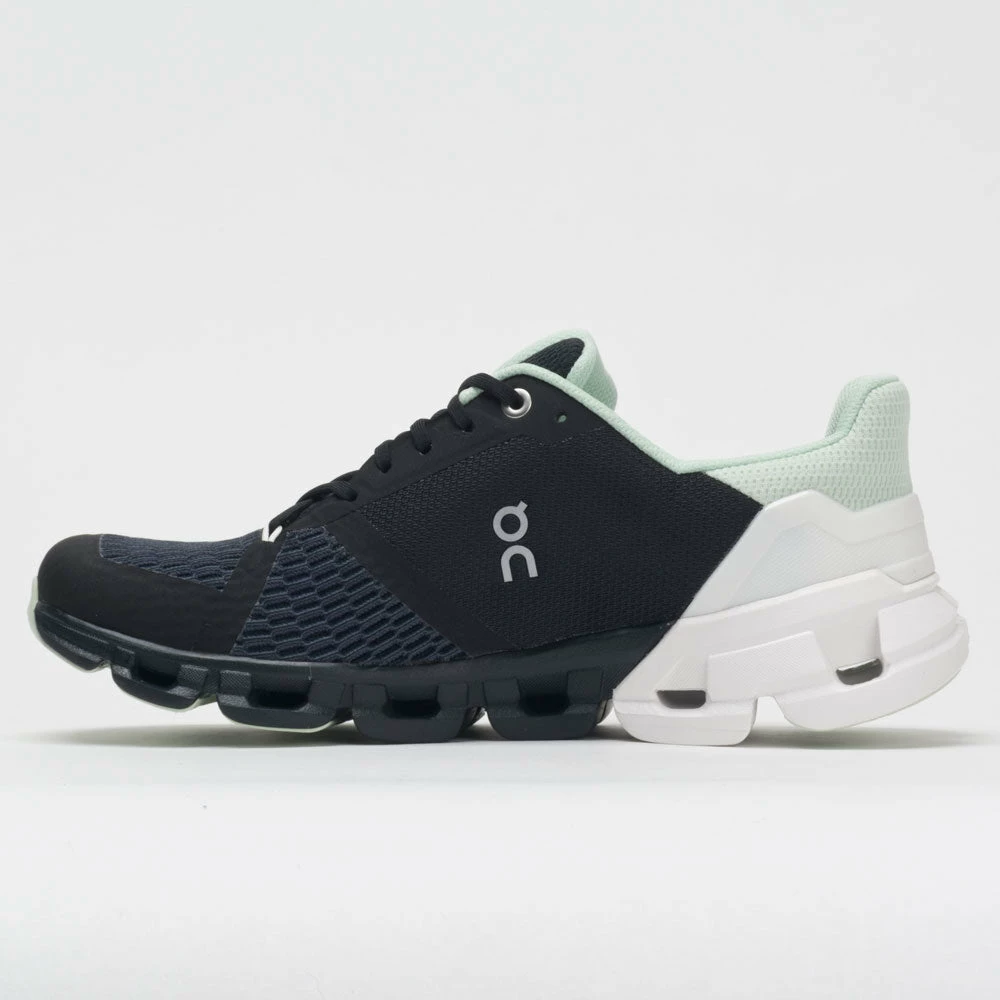 On Running Running Shoes On Cloudflyer Women's Black/White 4 On Running Running Shoes On Cloudflyer Women's Black/White
