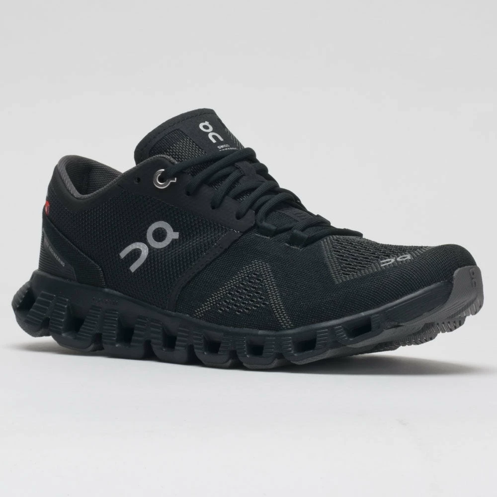 On Running On Cloud X Men's Black/Asphalt Running Shoes 7 On Running On Cloud X Men's Black/Asphalt Running Shoes