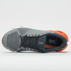 On Running On Cloudflyer Men's Grey/Orange Running Shoes