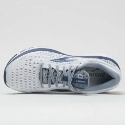 Brooks Ghost 13 Men's White/Gray/Deep Cobalt