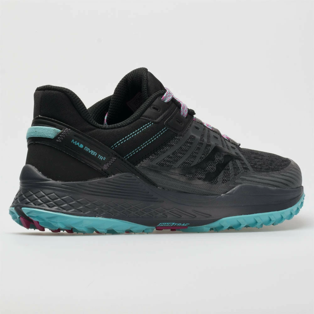 Saucony Mad River TR 2 Women's Charcoal/Marine Trail Running Shoes 8 Saucony Mad River TR 2 Women's Charcoal/Marine Trail Running Shoes