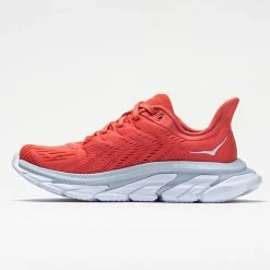 Hoka One One Clifton Edge Women's Hot Coral/White Running Shoes