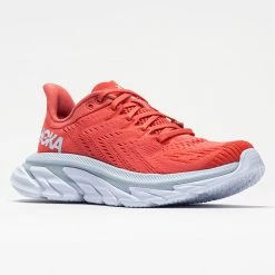 Hoka One One Clifton Edge Women's Hot Coral/White Running Shoes