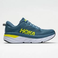 Hoka One One Bondi 7 Men's Provincial Blue/Citrus Running Shoes