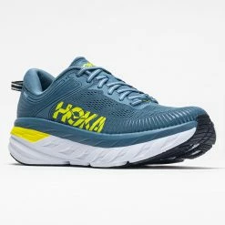 Hoka One One Bondi 7 Men's Provincial Blue/Citrus Running Shoes