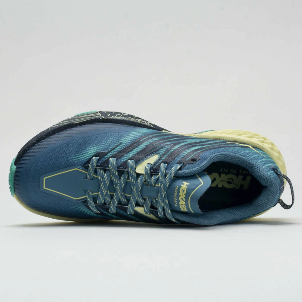 Hoka One One Speedgoat 4 Women's Provincial Blue/Luminary Green Trail Running Shoes 5 Hoka One One Speedgoat 4 Women's Provincial Blue/Luminary Green Trail Running Shoes
