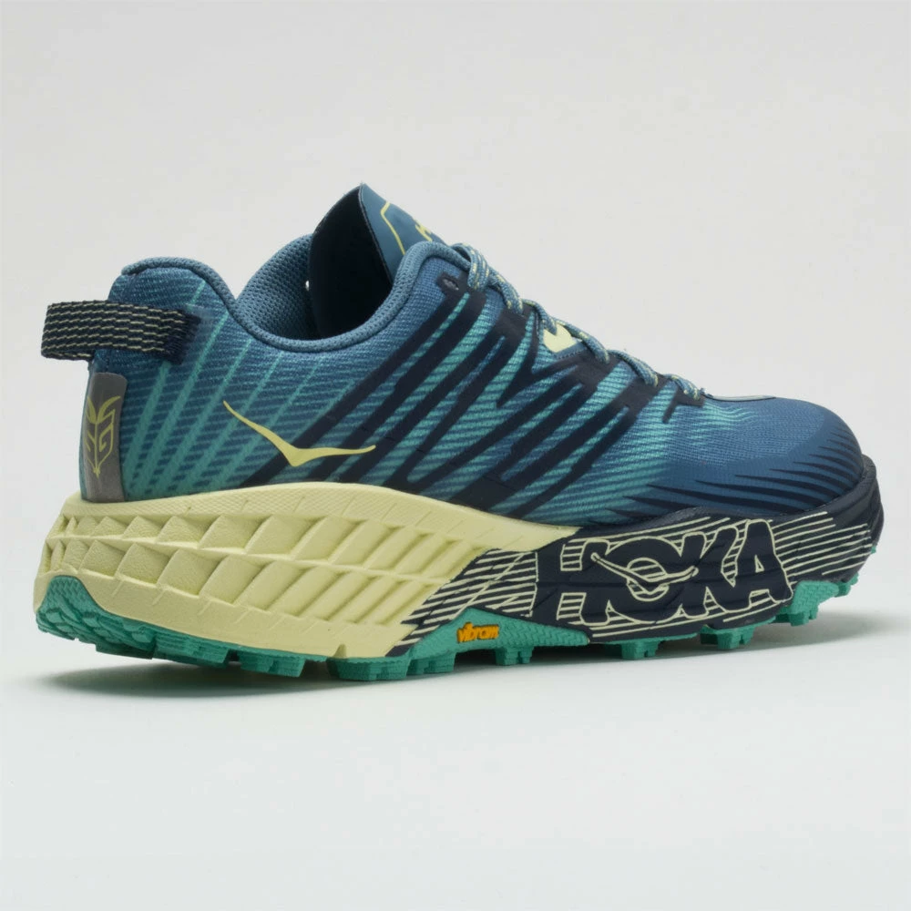 Hoka One One Speedgoat 4 Women's Provincial Blue/Luminary Green Trail Running Shoes 8 Hoka One One Speedgoat 4 Women's Provincial Blue/Luminary Green Trail Running Shoes