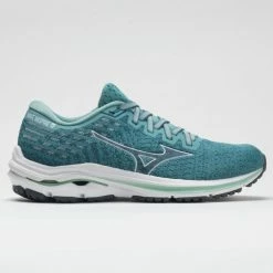 Mizuno Wave Inspire 17 Waveknit Women's Dusty Turquoise/White Running Shoes