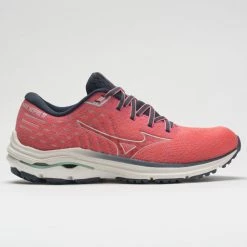 Mizuno Wave Inspire 17 Waveknit Women's Ignition Red/Snow White Running Shoes