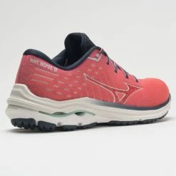 Mizuno Wave Inspire 17 Waveknit Women's Ignition Red/Snow White Running Shoes