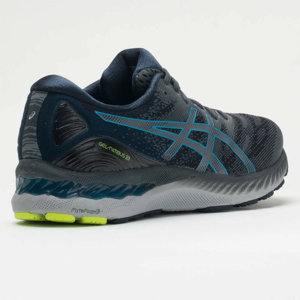 ASICS GEL-Nimbus 23 Men's Carrier Gray/Digital Aqua Running Shoes 8 ASICS GEL-Nimbus 23 Men's Carrier Gray/Digital Aqua Running Shoes