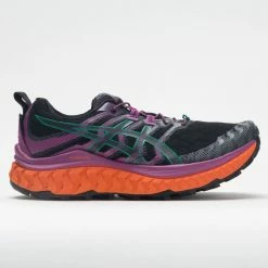 ASICS Trabuco Max Women's Black/Digital Grape Running Shoes