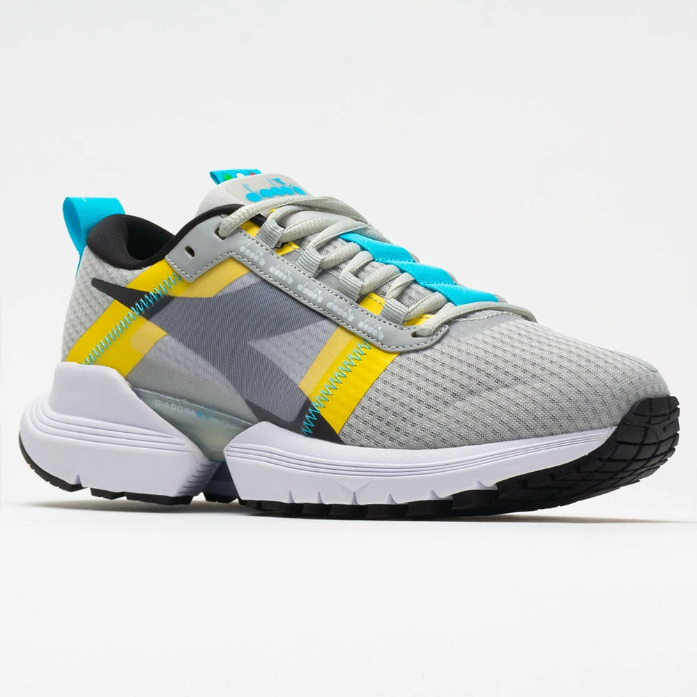 Diadora Mythos Blushield Elite TRX 2 Women's Silver/Yellow/Black Running Shoes 7 Diadora Mythos Blushield Elite TRX 2 Women's Silver/Yellow/Black Running Shoes