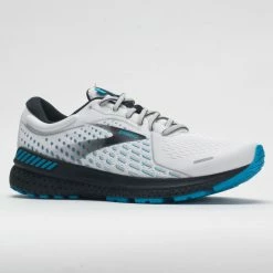 Brooks Adrenaline GTS 21 Men's White/Grey/Atomic Blue Running Shoes