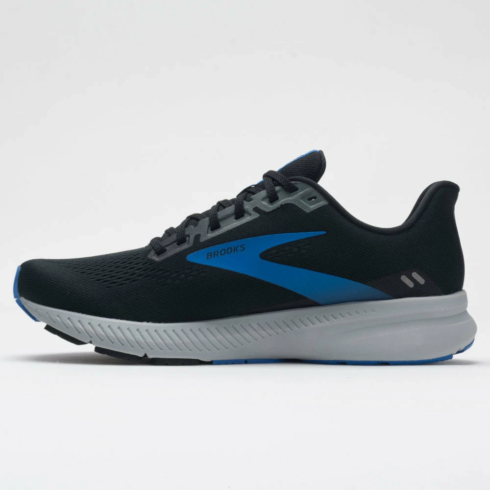 Running Shoes Brooks Launch 8 Men's Black/Gray/Blue 4 Running Shoes Brooks Launch 8 Men's Black/Gray/Blue