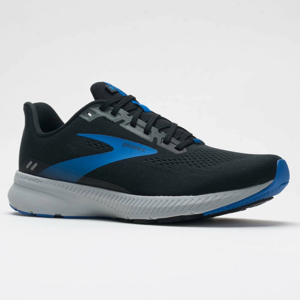 Running Shoes Brooks Launch 8 Men's Black/Gray/Blue 7 Running Shoes Brooks Launch 8 Men's Black/Gray/Blue
