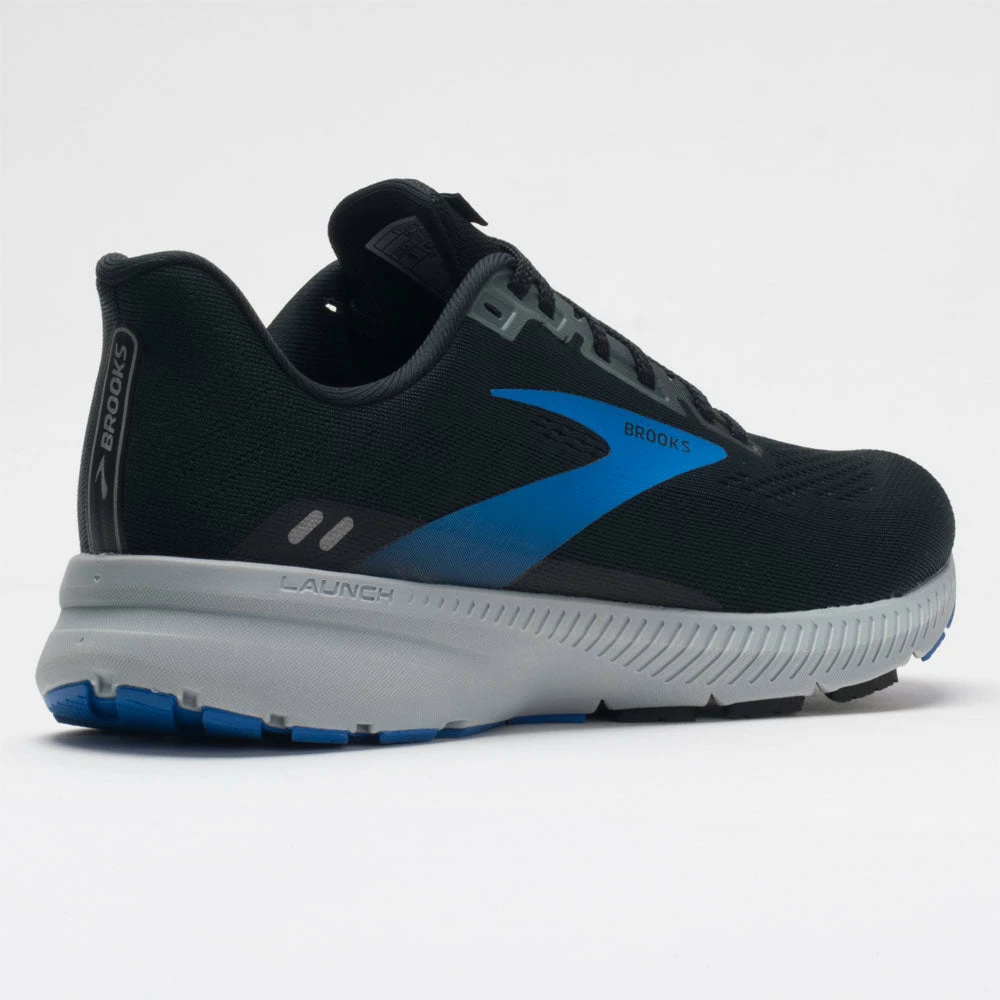Running Shoes Brooks Launch 8 Men's Black/Gray/Blue 8 Running Shoes Brooks Launch 8 Men's Black/Gray/Blue