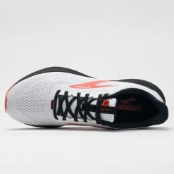 Brooks Launch 8 Men's White/Black/Red Clay 10 Brooks Launch 8 Men's White/Black/Red Clay