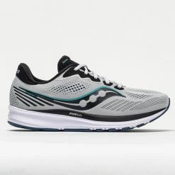 Running Shoes Saucony Ride 14 Men's Fog/Black/Storm