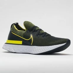 Running Shoes Nike React Infinity Run Flyknit Men's Black/Sonic Yellow