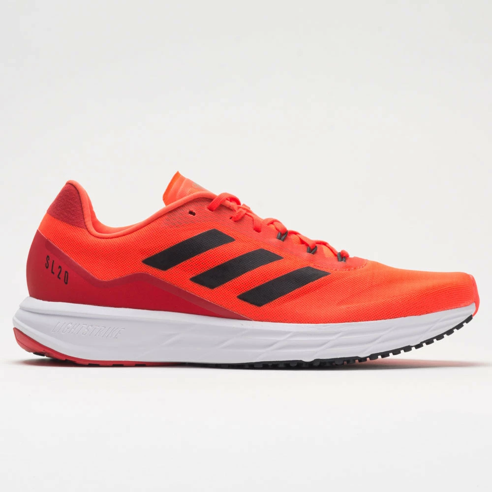 Running Shoes Adidas SL20.2 Men's Solar Red/White/Carbon 3 Running Shoes Adidas SL20.2 Men's Solar Red/White/Carbon