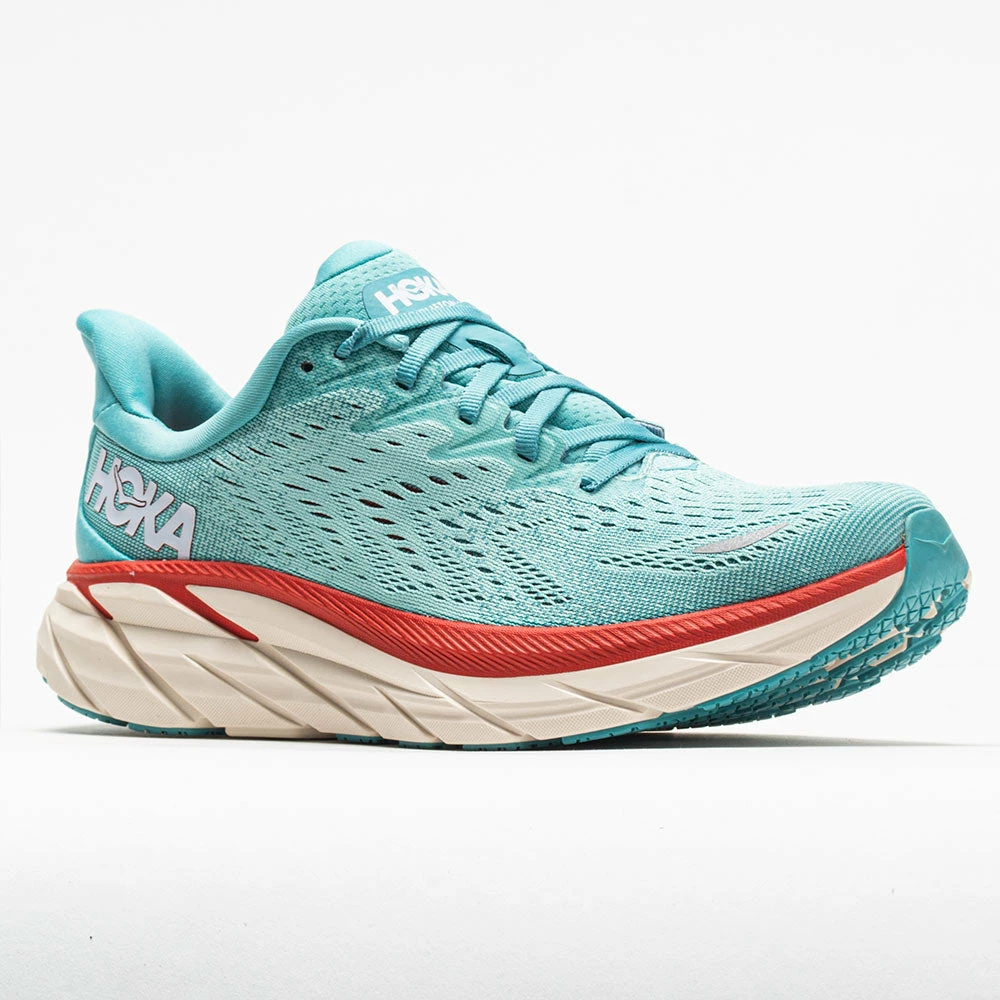 Hoka One One Clifton 8 Women's Aquarelle/Eggshell Blue Running Shoes 7 Hoka One One Clifton 8 Women's Aquarelle/Eggshell Blue Running Shoes