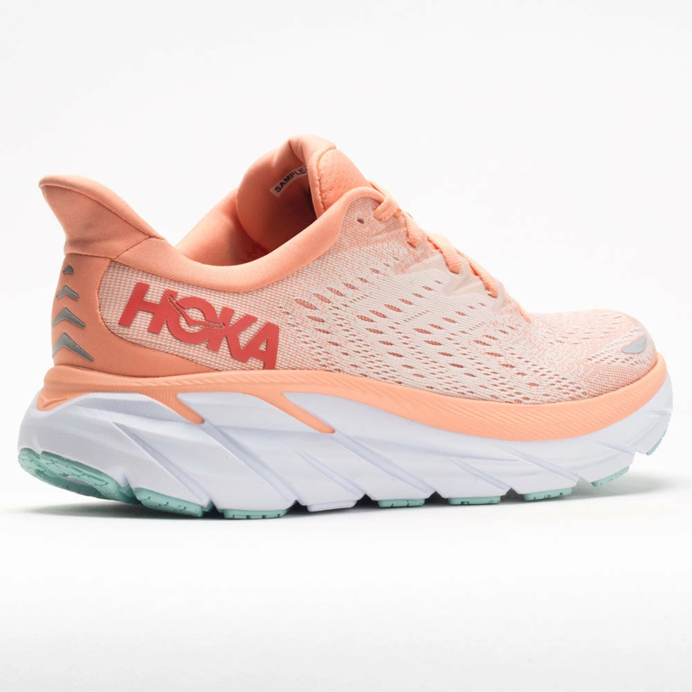 Hoka One One Clifton 8 Women's Cantaloupe/Silver Peony Running Shoes 8 Hoka One One Clifton 8 Women's Cantaloupe/Silver Peony Running Shoes