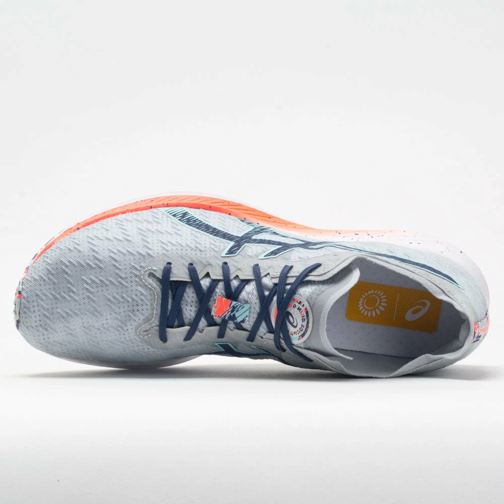 Running Shoes ASICS Magic Speed Men's Glacier Gray/Thunder Blue 5 Running Shoes ASICS Magic Speed Men's Glacier Gray/Thunder Blue