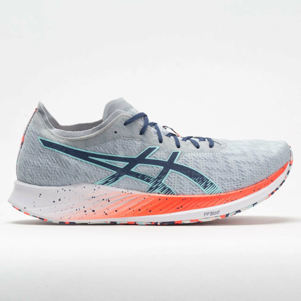 Running Shoes ASICS Magic Speed Men's Glacier Gray/Thunder Blue 3 Running Shoes ASICS Magic Speed Men's Glacier Gray/Thunder Blue
