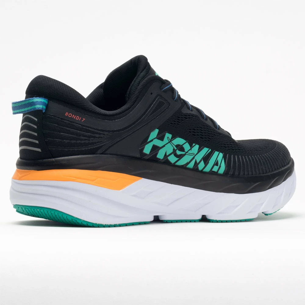 Hoka One One Bondi 7 Men's Black/Atlantis 8 Hoka One One Bondi 7 Men's Black/Atlantis