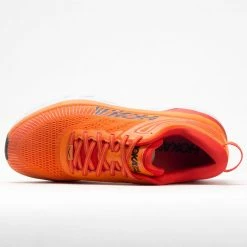 Hoka One One Bondi 7 Men's Persimmon Orange/Fiesta Running Shoes