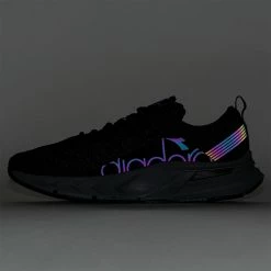 Diadora Mythos Blushield Volo Men's Hip Black/Steel Gray Running Shoes