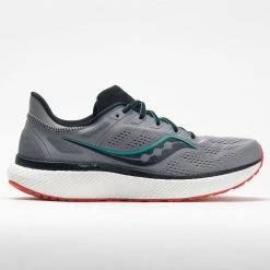 Saucony Hurricane 23 Men's Alloy/Scarlet Running Shoes