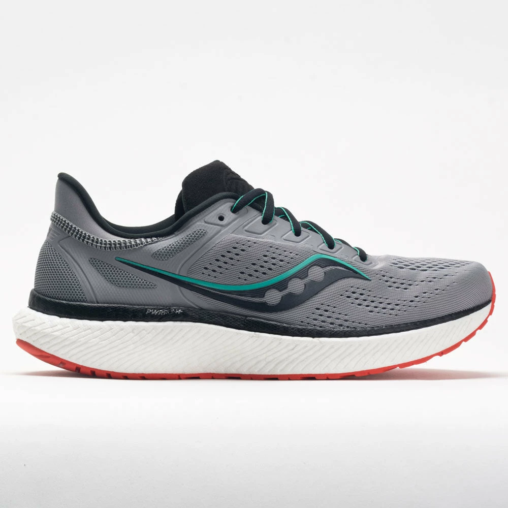 Saucony Hurricane 23 Men's Alloy/Scarlet Running Shoes 3 Saucony Hurricane 23 Men's Alloy/Scarlet Running Shoes