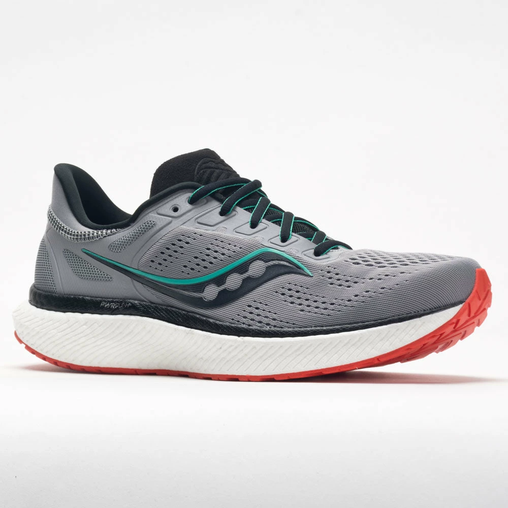 Saucony Hurricane 23 Men's Alloy/Scarlet Running Shoes 7 Saucony Hurricane 23 Men's Alloy/Scarlet Running Shoes