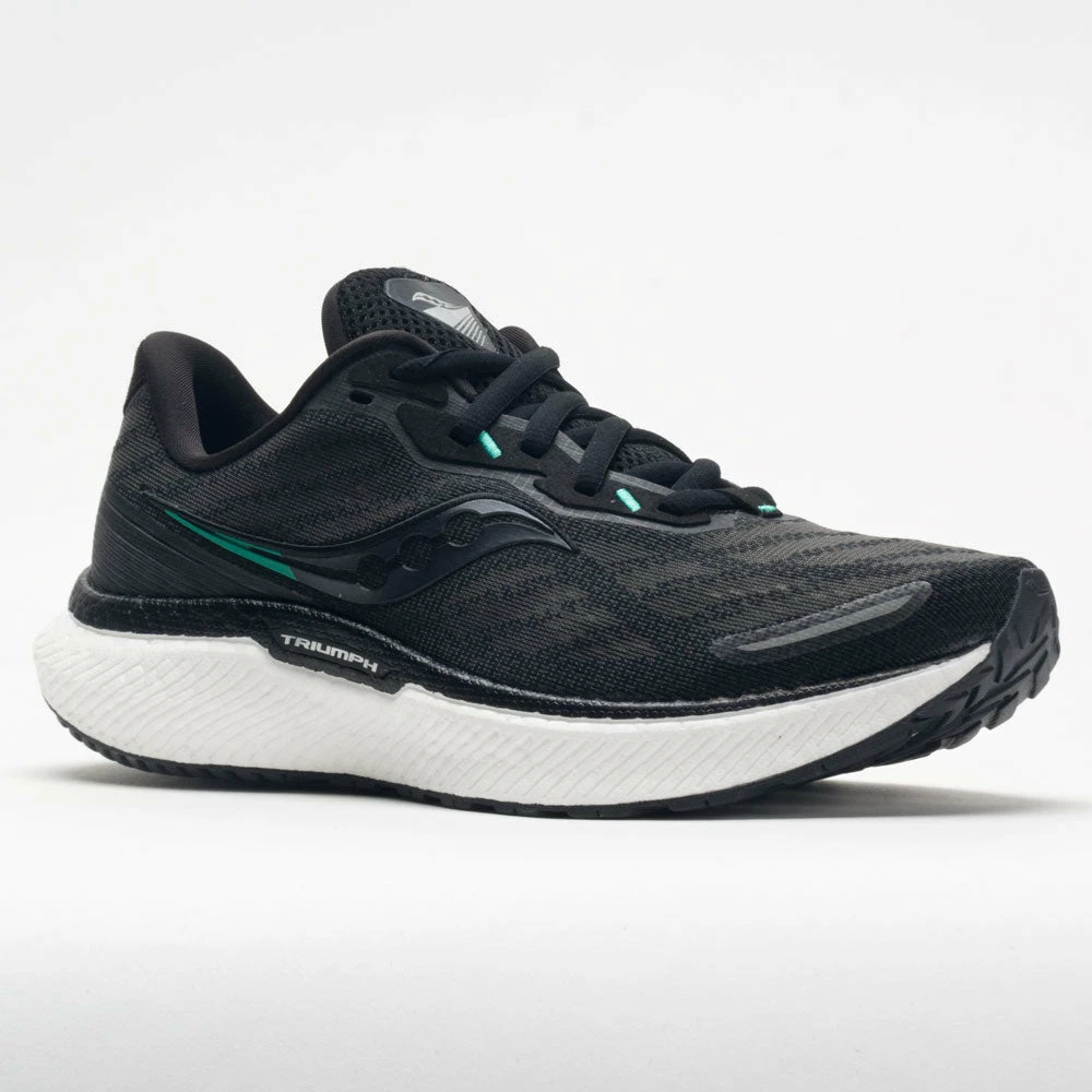 Saucony Triumph 19 Women's Black/White Running Shoes 7 Saucony Triumph 19 Women's Black/White Running Shoes