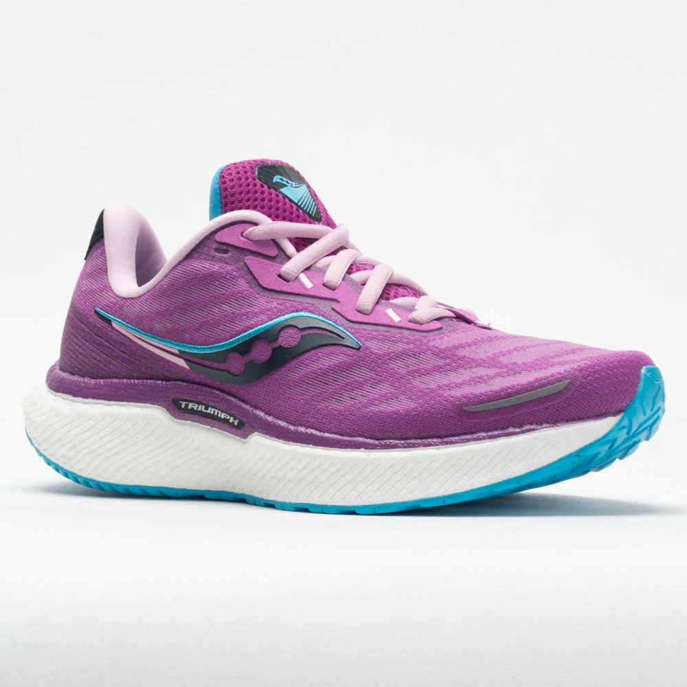Saucony Triumph 19 Women's Razzle/Blaze Running Shoes 7 Saucony Triumph 19 Women's Razzle/Blaze Running Shoes