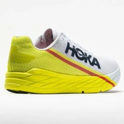 Running Shoes Hoka One One Rocket X Unisex White/Evening Primrose