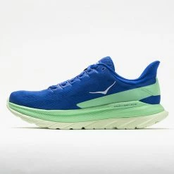 Hoka One One Mach 4 Men's Dazzling Blue/Green Ash Running Shoes