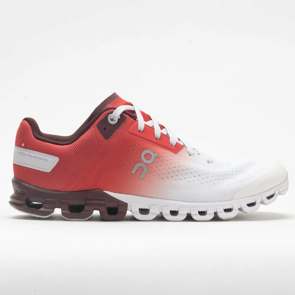 On Running Running Shoes On Cloudflow Women's Rust/White 3 On Running Running Shoes On Cloudflow Women's Rust/White