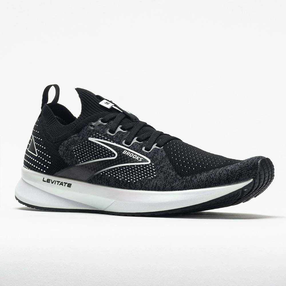 Brooks Levitate Stealthfit 5 Women's Black/Gray/White Running Shoes 7 Brooks Levitate Stealthfit 5 Women's Black/Gray/White Running Shoes