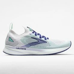 Brooks Levitate Stealthfit 5 Women's White/Navy Blue/Yucca