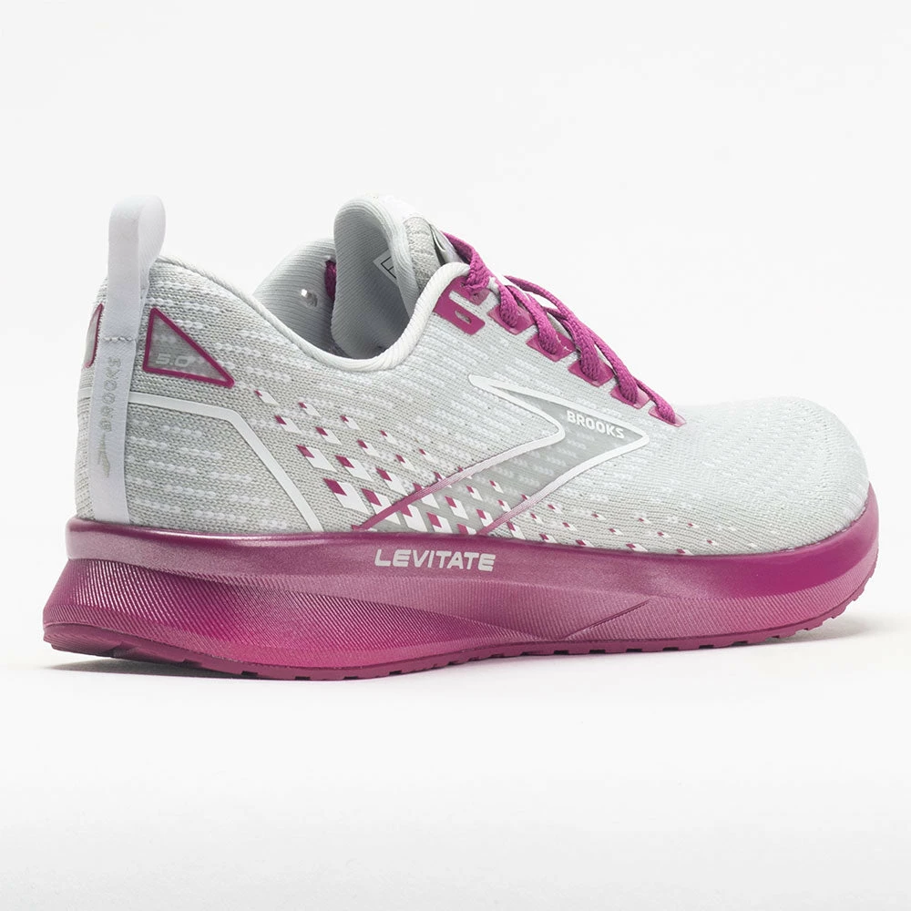 Running Shoes Brooks Levitate 5 Women's Gray/Lavender/Baton Rouge 8 Running Shoes Brooks Levitate 5 Women's Gray/Lavender/Baton Rouge