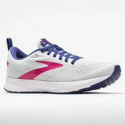 Brooks Revel 5 Women's White/Navy/Pink Running Shoes